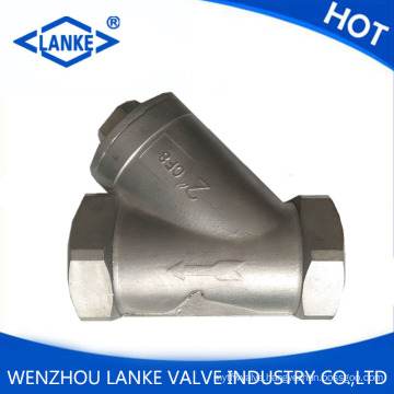 150lb Stainless Steel Thread Y-Strainer for Water